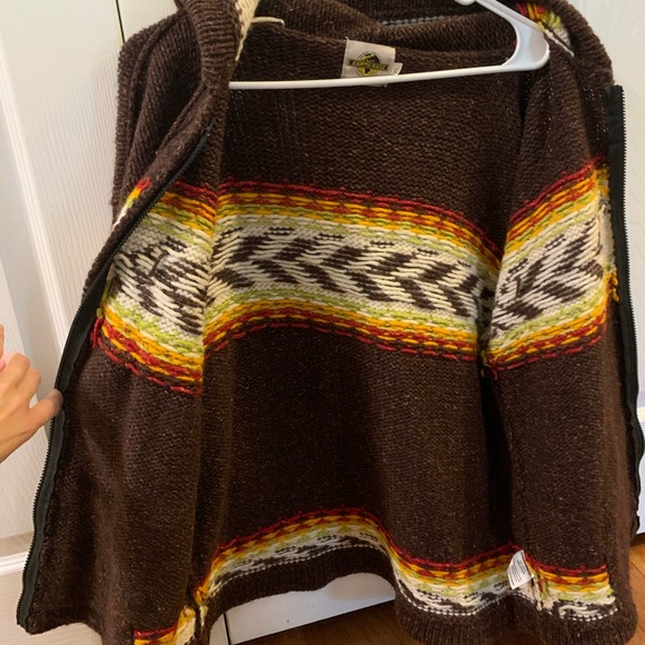 Earthragz Zip-up Knit Wool 50-50 Hoodie - Picture 5 of 9